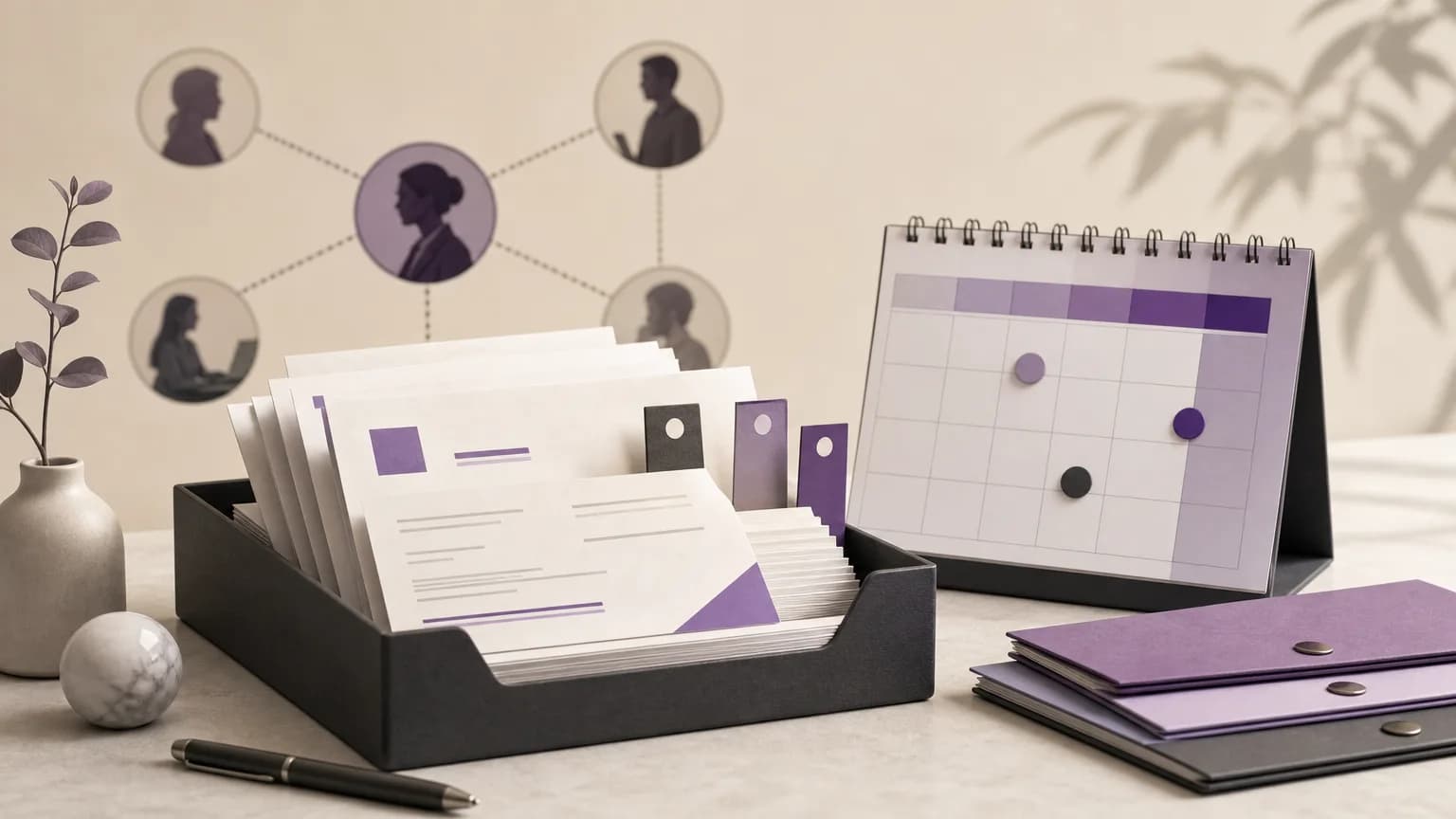 Editorial illustration of reviewing invoices and prioritizing collections by due date