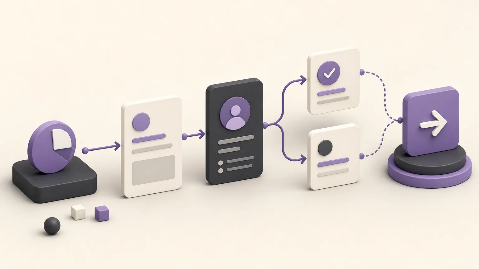 Illustration connecting a partial payment to invoice status, customer context, and the next collection priority